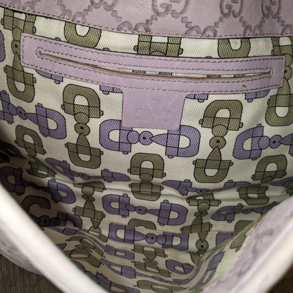 Gucci: Lavender Jackie Guccissima Monogram Suede Bag (RARE) - Picture 15 of 15
